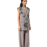 ELVIRA EMBELLISHED VEST - Kanika Goyal Label