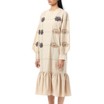 ELYSIA' Embellished Ruffle Dress - Kanika Goyal Label