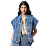 ERZA' DENIM VEST - Kanika Goyal Label