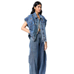 ERZA' DENIM VEST - Kanika Goyal Label