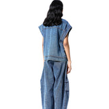 ERZA' DENIM VEST - Kanika Goyal Label