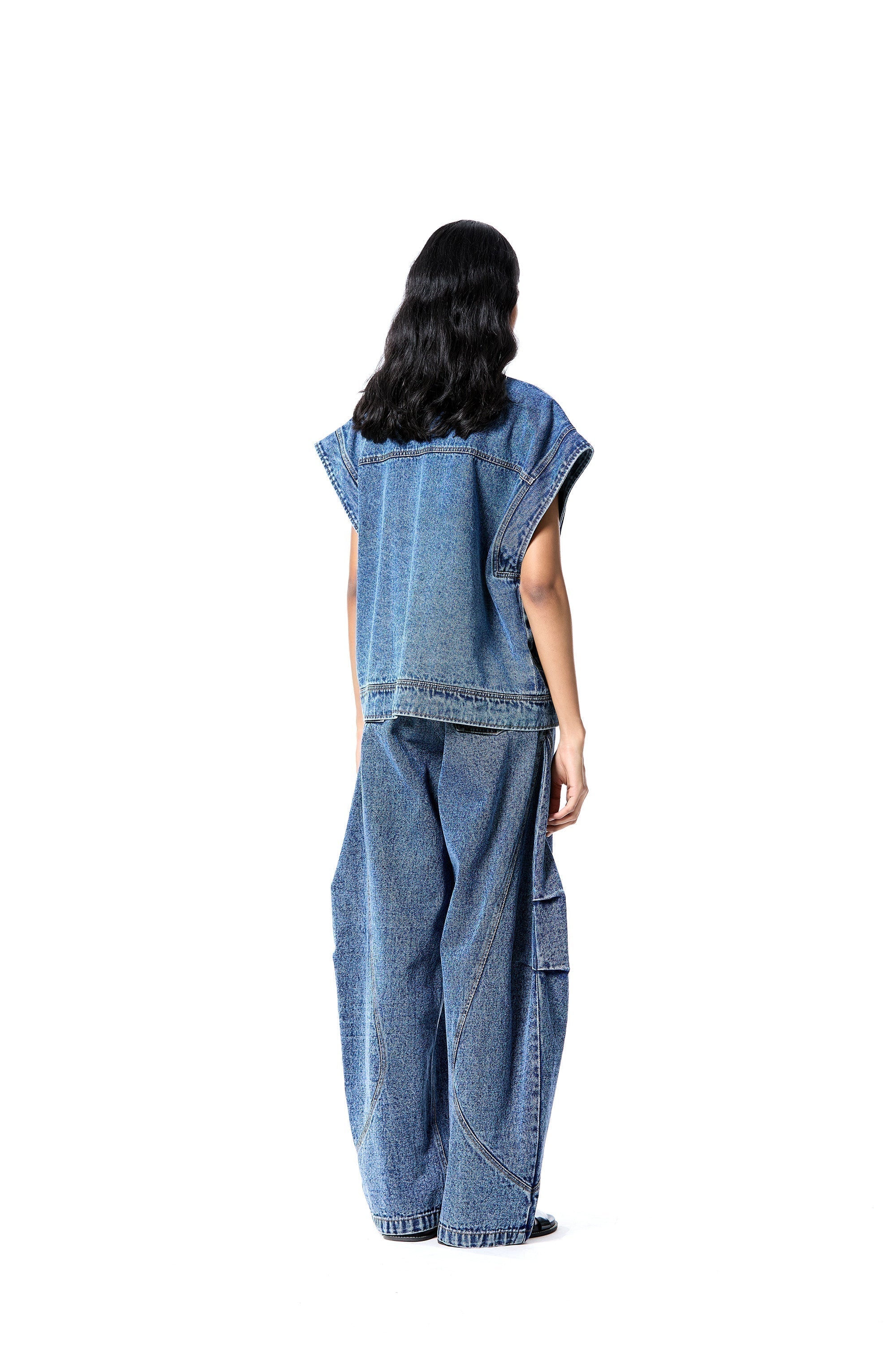 ERZA' DENIM VEST - Kanika Goyal Label