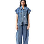 ERZA' DENIM VEST - Kanika Goyal Label
