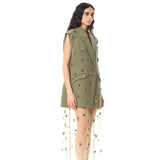 ESTELLE' EMBELLISHED BLAZER - Kanika Goyal Label