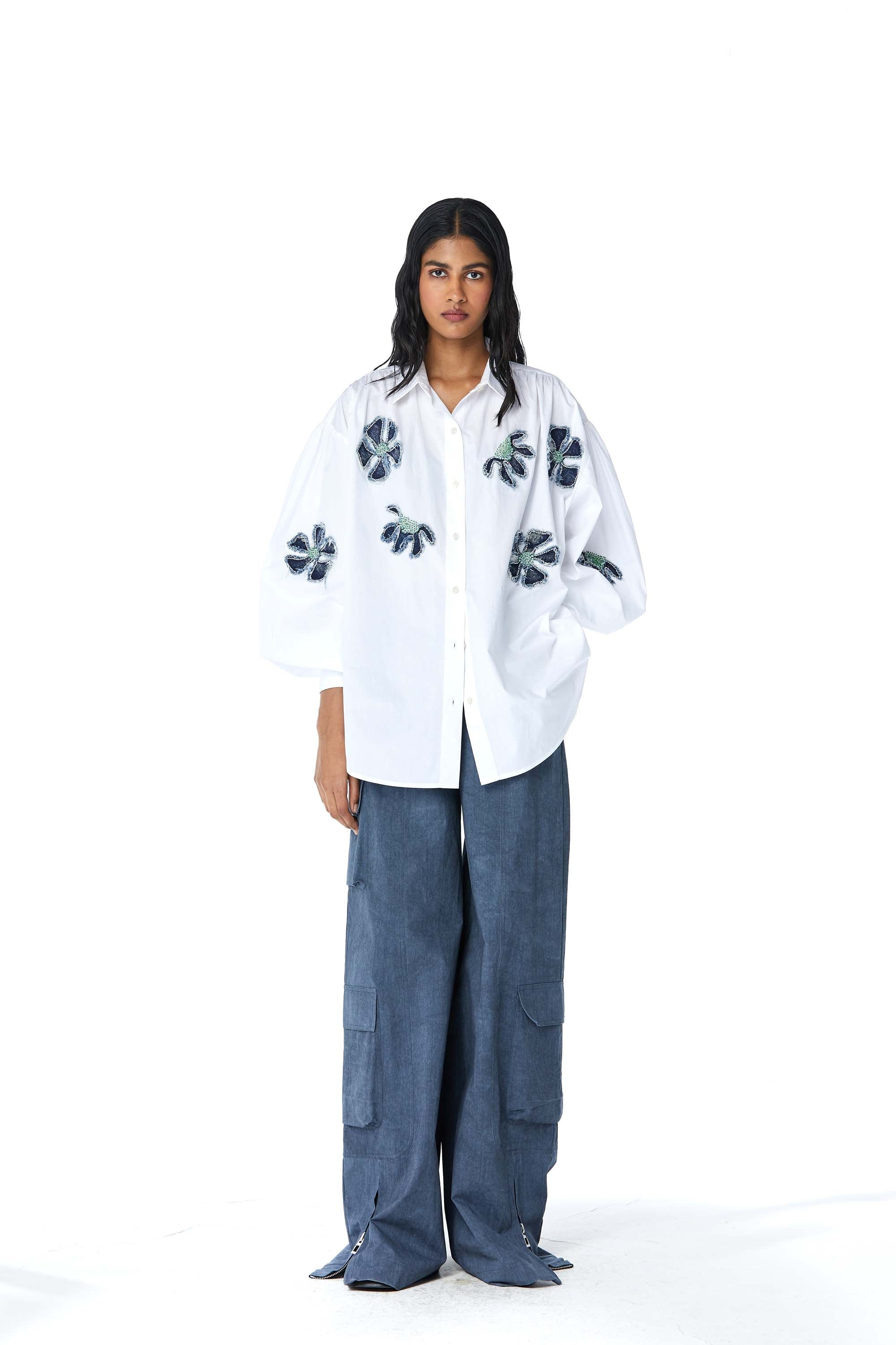 ‘EZRA' Multi - pocket Pants - Kanika Goyal Label