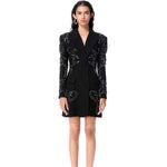 FIERY BLOOM BLAZER DRESS - Kanika Goyal Label