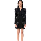 FIERY BLOOM BLAZER DRESS - Kanika Goyal Label