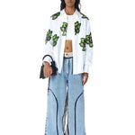 ‘Fiora' Embellished Shirt - Kanika Goyal Label