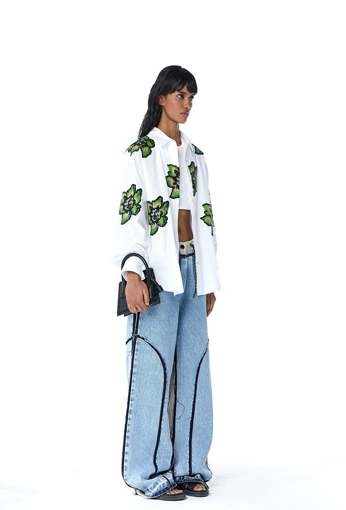 FIORA Embellished Shirt - Kanika Goyal Label