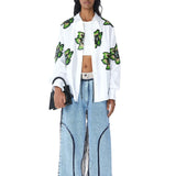 ‘Fiora' Embellished Shirt - Kanika Goyal Label