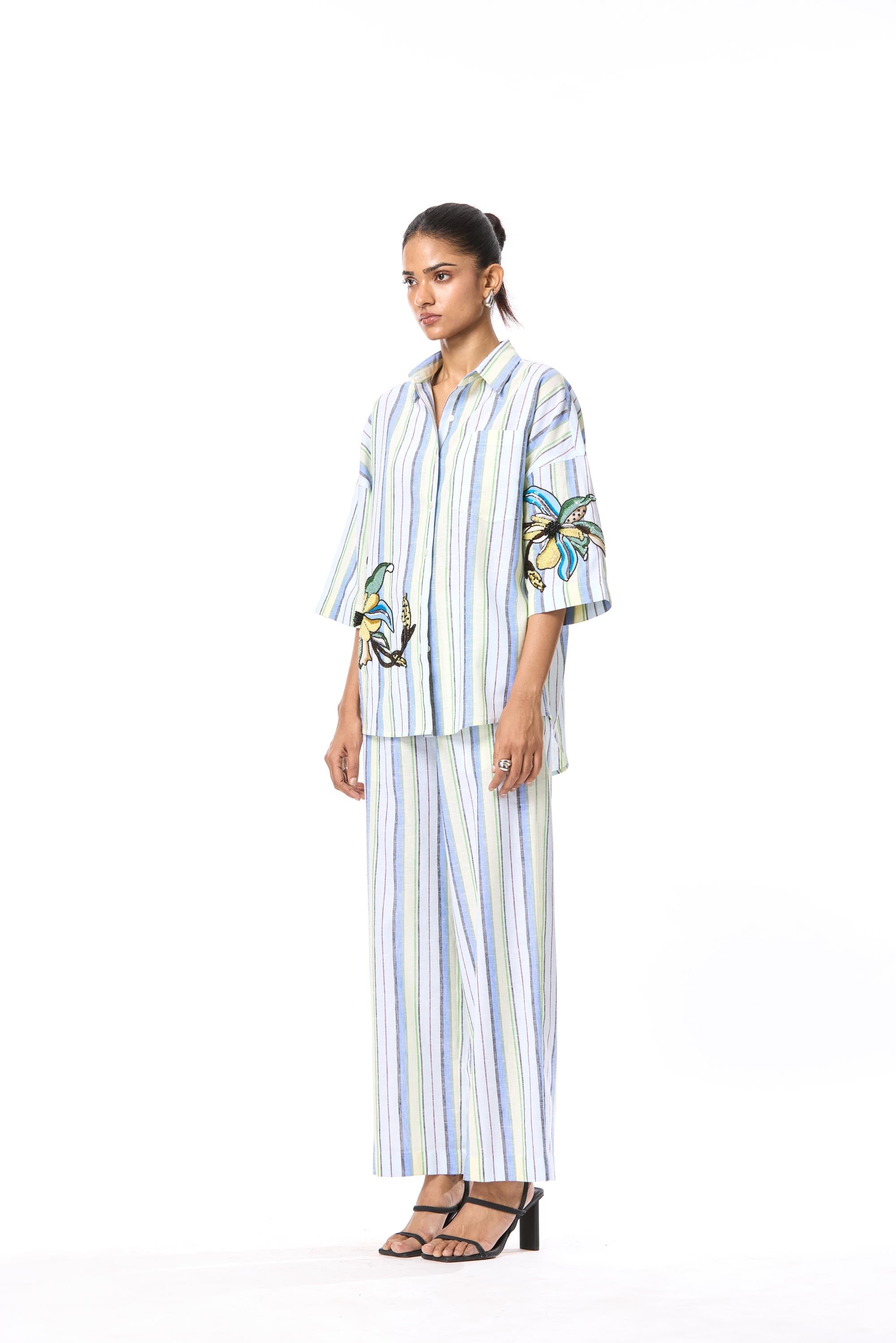 'FLEURISSE' LINEN CO - ORD SET - Kanika Goyal Label