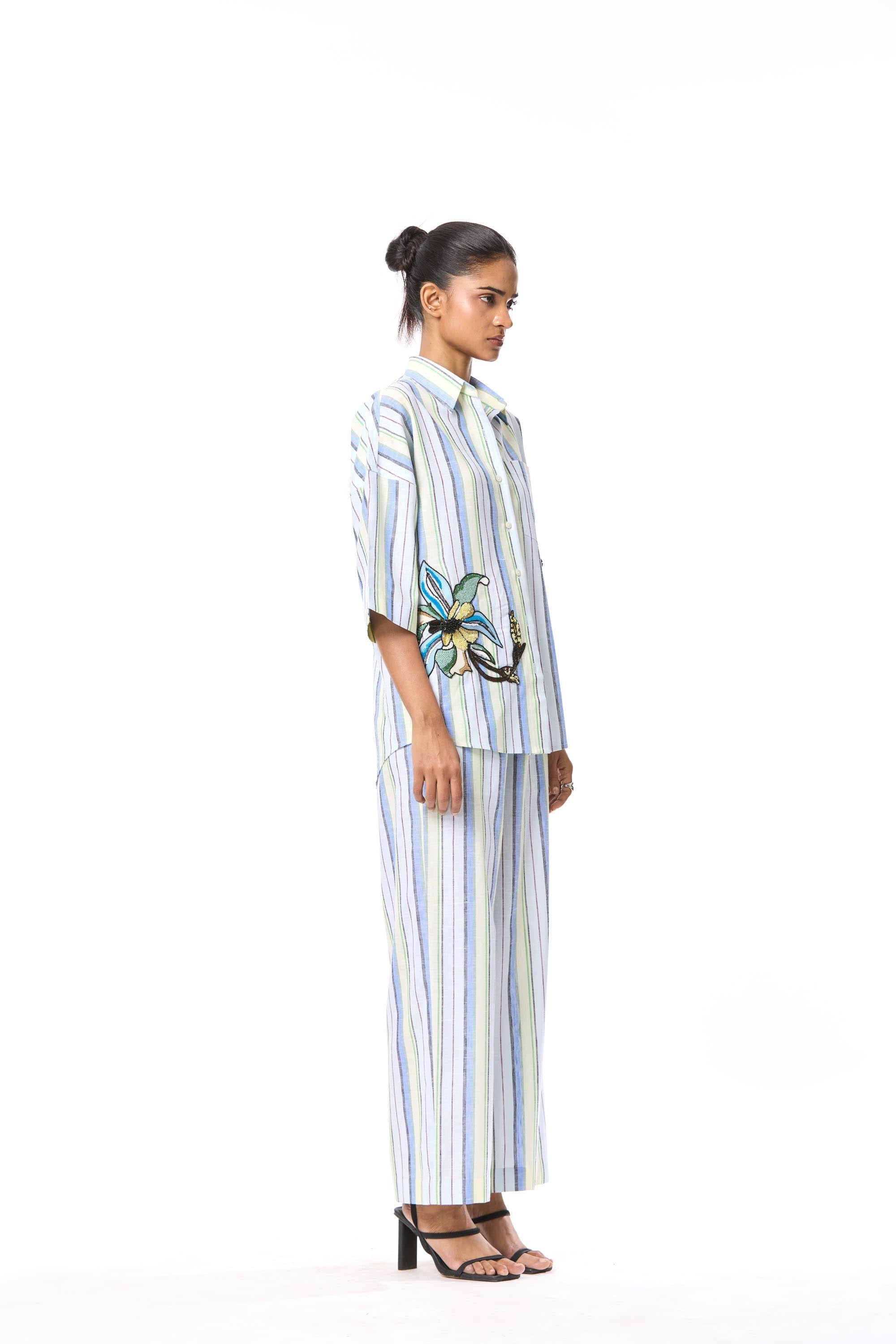 'FLEURISSE' LINEN CO - ORD SET - Kanika Goyal Label