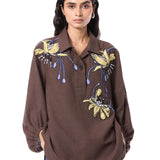 FLORETTO' EMBELLISHED TOP - Kanika Goyal Label