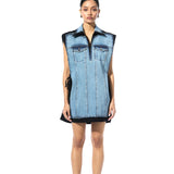 FRAYLINE DENIM DRESS - Kanika Goyal Label