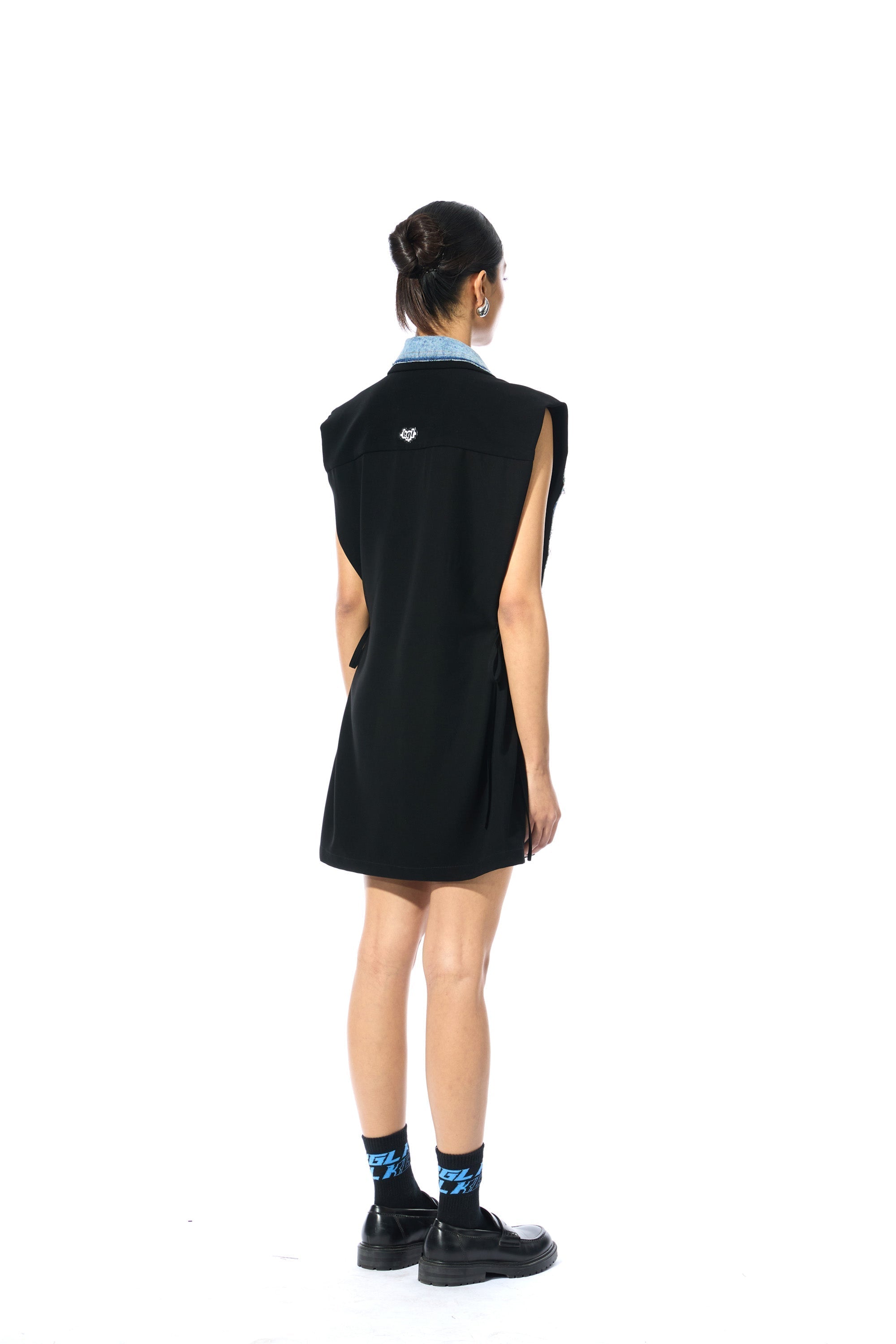 FRAYLINE DENIM DRESS - Kanika Goyal Label