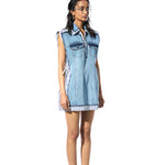 FRAYLINE DENIM DRESS - Kanika Goyal Label