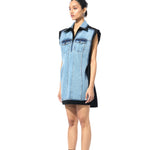 FRAYLINE DENIM DRESS - Kanika Goyal Label