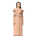 FROST BUD SLEEVELESS COAT - Kanika Goyal Label