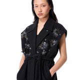 FROST BUD SLEEVELESS COAT - Kanika Goyal Label