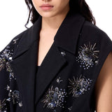 FROST BUD SLEEVELESS COAT - Kanika Goyal Label