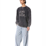 GEMS OVER THEM' EMBELLISHED SWEATSHIRT - Kanika Goyal Label