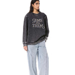 GEMS OVER THEM' EMBELLISHED SWEATSHIRT - Kanika Goyal Label