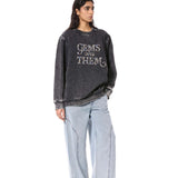 GEMS OVER THEM' EMBELLISHED SWEATSHIRT - Kanika Goyal Label