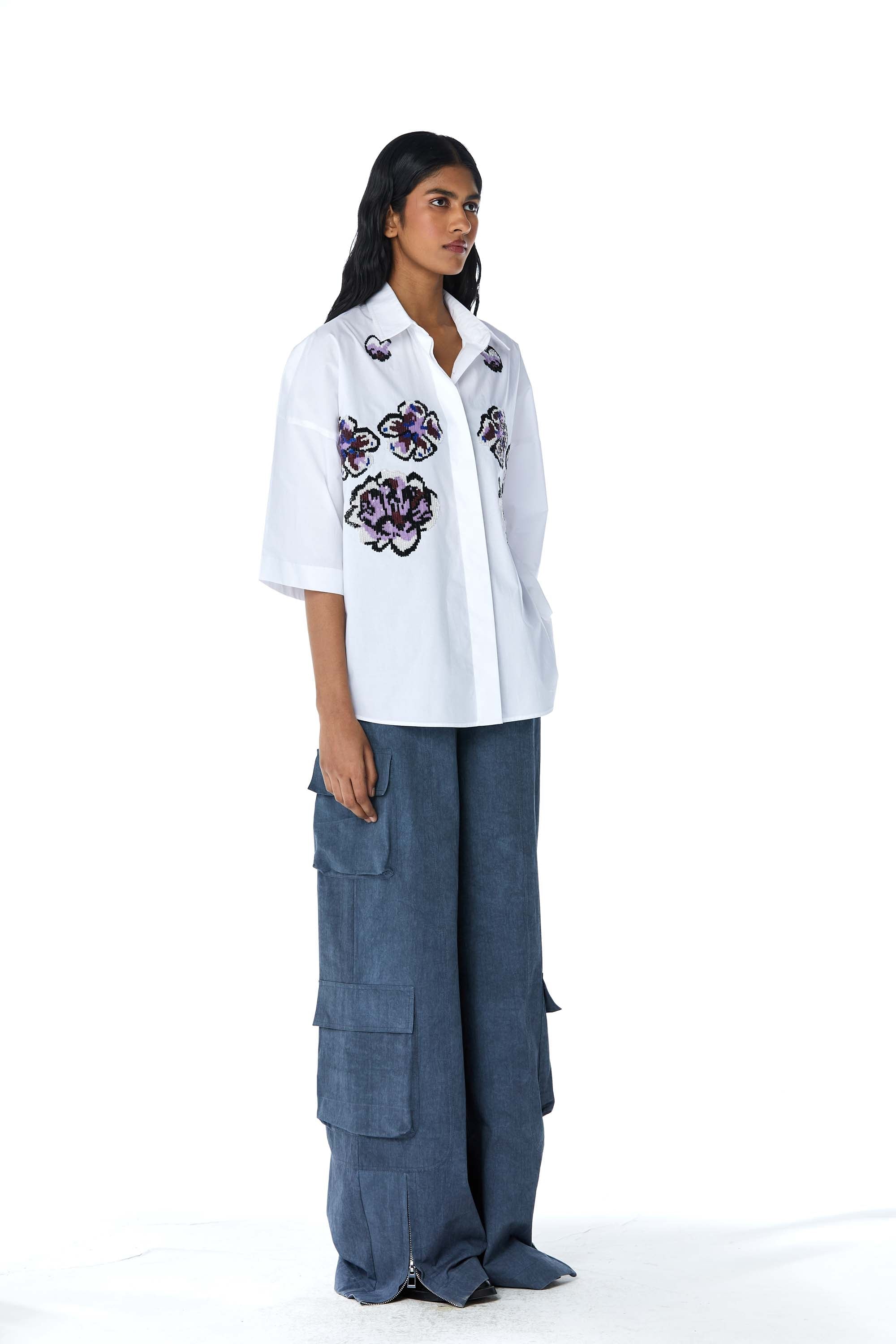 GEODES' Embellished Shirt - Kanika Goyal Label