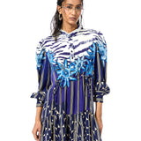 GEOMIST' PRINTED DRESS - Kanika Goyal Label