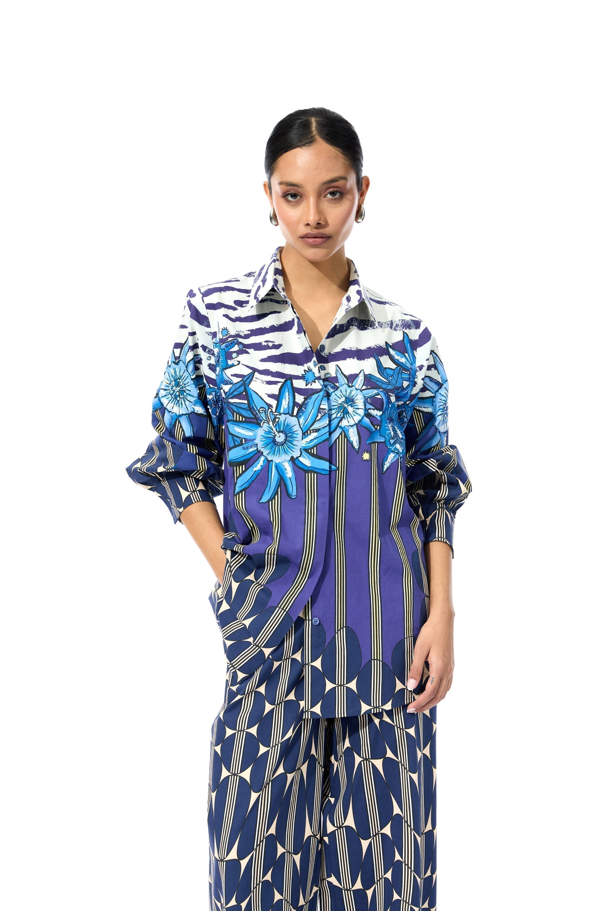 GEOMIST' PRINTED SET - Kanika Goyal Label