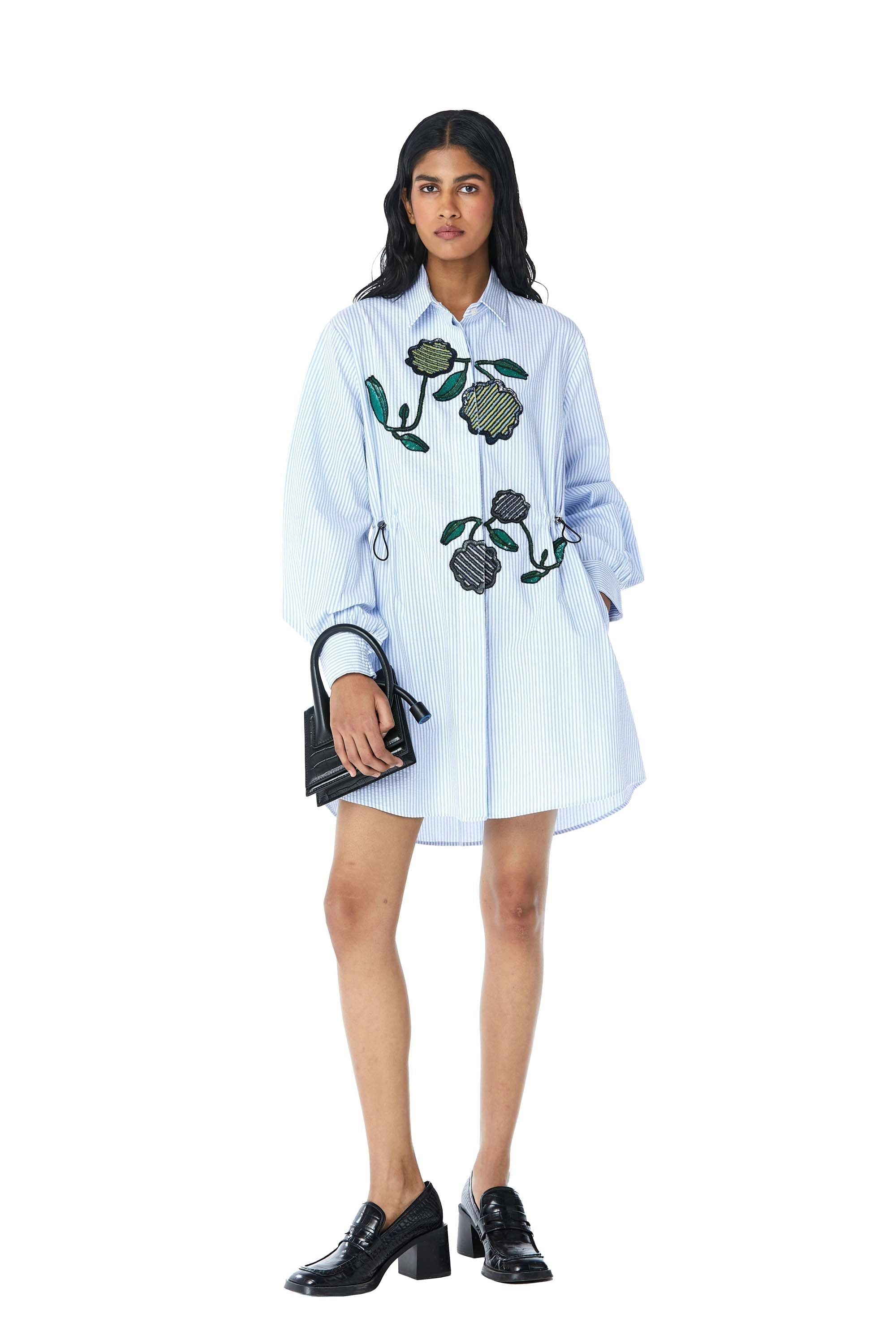 ‘GIA’ Embellished Shirt Dress - Kanika Goyal Label