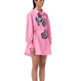 GIA' Embellished Shirt Dress - Kanika Goyal Label
