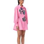 ‘GIA’ Embellished Shirt Dress - Kanika Goyal Label