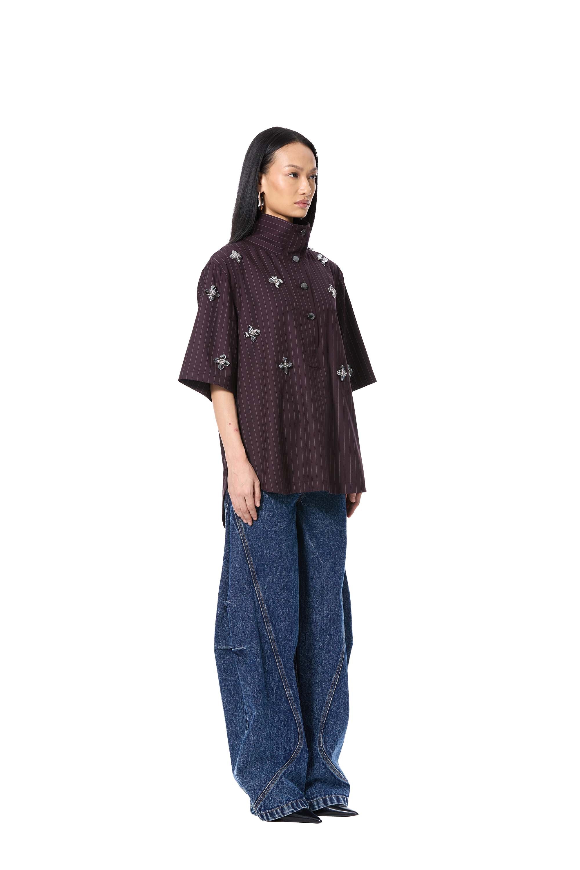 GILDANE' EMBELLISHED TOP - Kanika Goyal Label