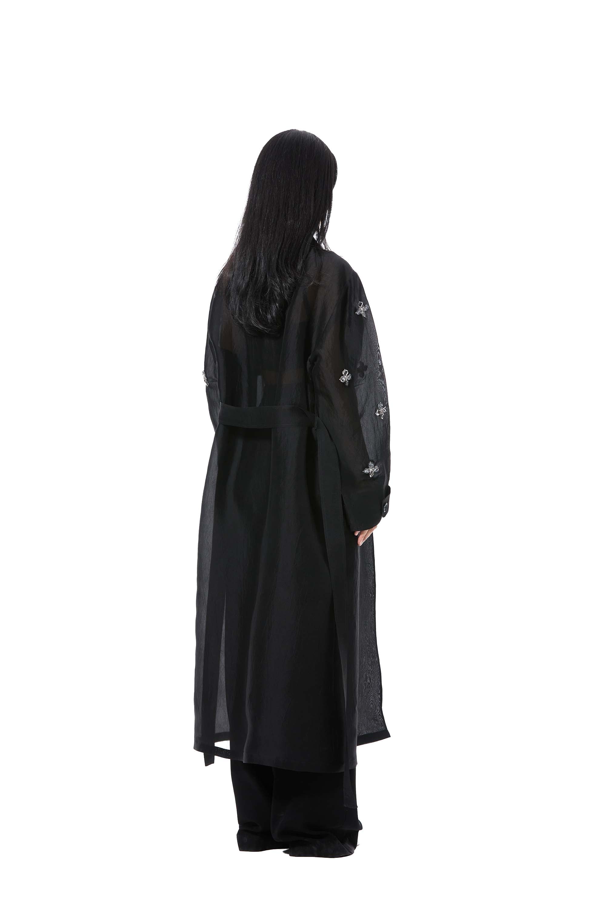 GILDANE' EMBELLISHED TRENCH COAT - Kanika Goyal Label