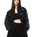 GILDANE' EMBELLISHED TRENCH COAT - Kanika Goyal Label