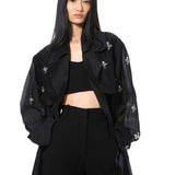 GILDANE' EMBELLISHED TRENCH COAT - Kanika Goyal Label