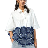 GIROCURVE' HYBRID SHIRT - Kanika Goyal Label