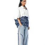 GIROCURVE' HYBRID SHIRT - Kanika Goyal Label