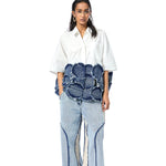 GIROCURVE' HYBRID SHIRT - Kanika Goyal Label