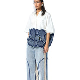 GIROCURVE' HYBRID SHIRT - Kanika Goyal Label