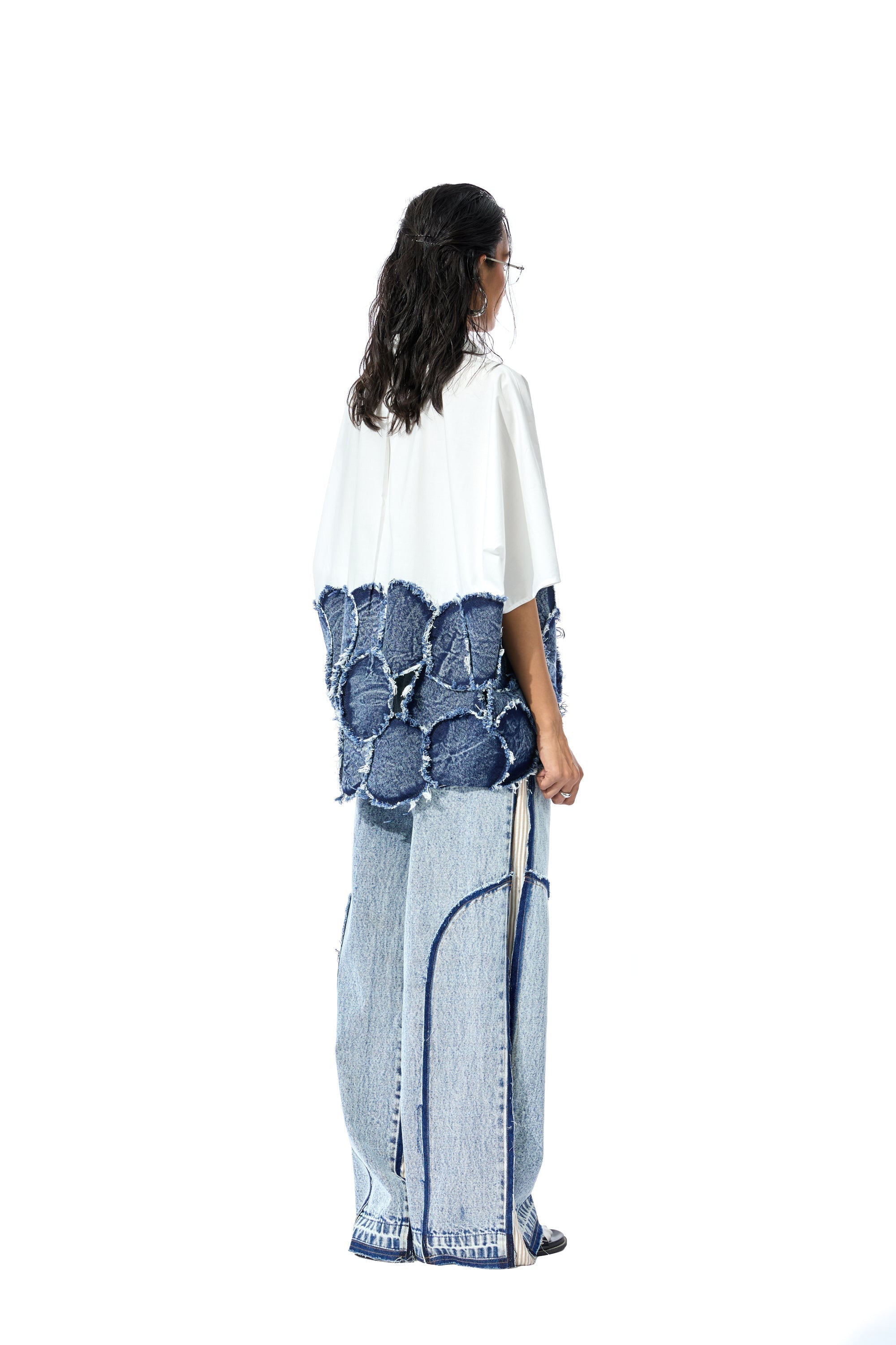 GIROCURVE' HYBRID SHIRT - Kanika Goyal Label