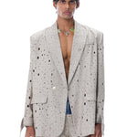 'GLITCHMARK' BLAZER - Kanika Goyal Label