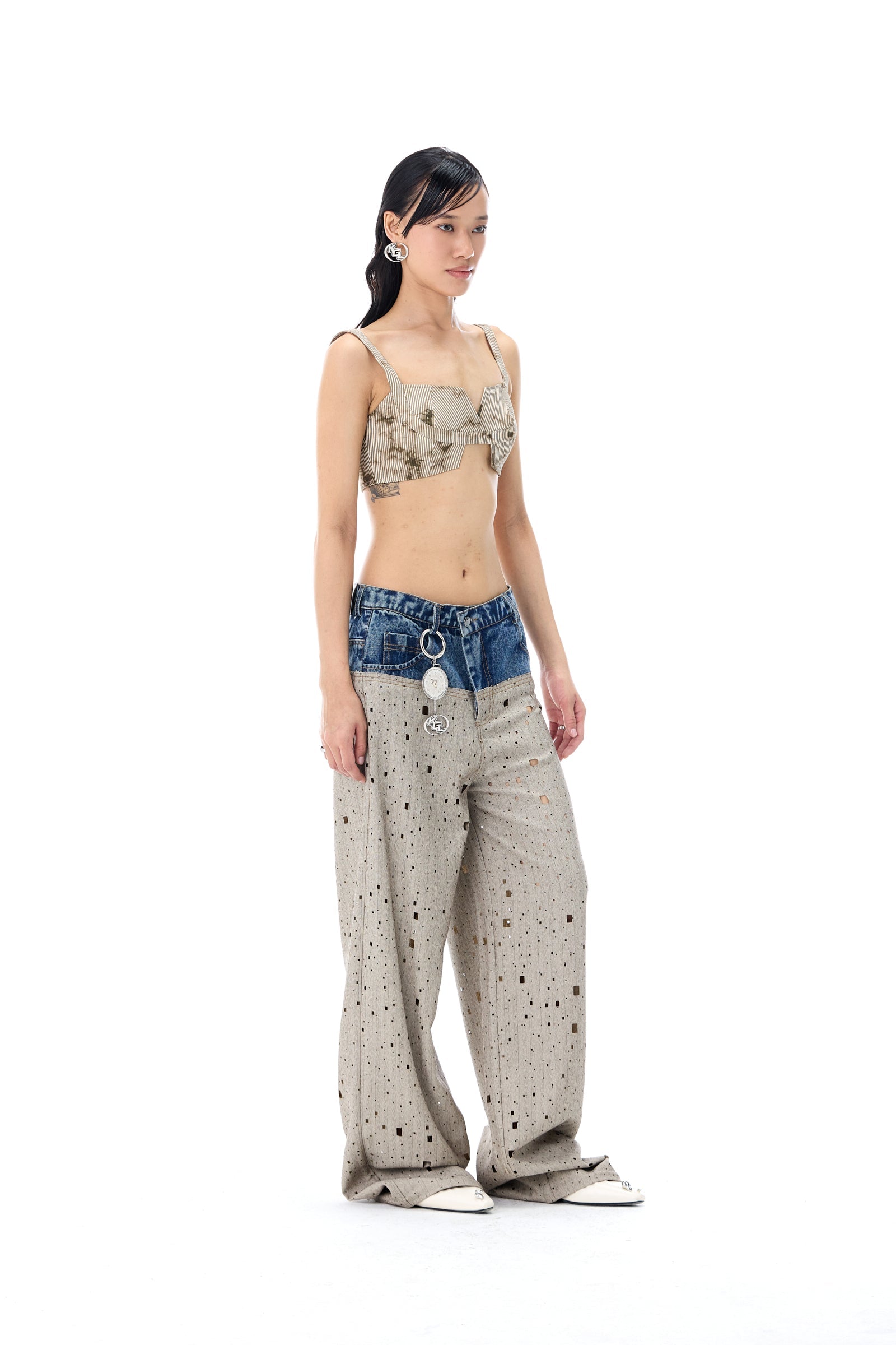 'GLITCHMARK' PANTS - Kanika Goyal Label
