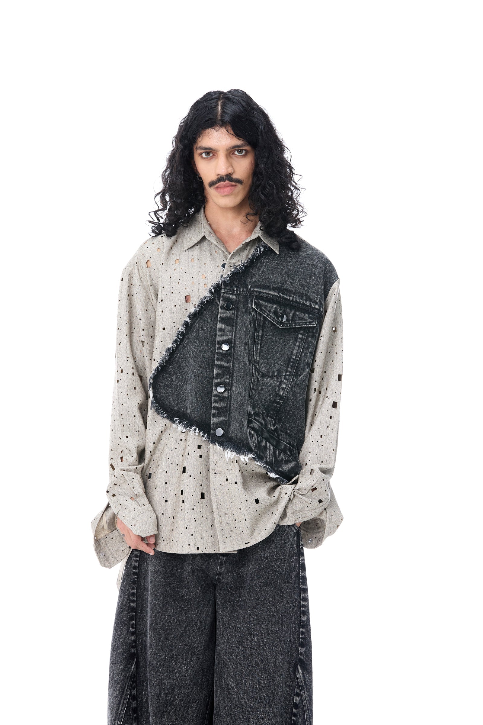 'GLITCHMARK' SHIRT - Kanika Goyal Label