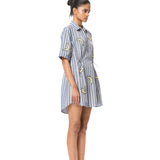 'GOLD RUSH' EMBELLISHED CONCENTRIC DRESS - Kanika Goyal Label