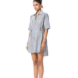 'GOLD RUSH' EMBELLISHED CONCENTRIC DRESS - Kanika Goyal Label