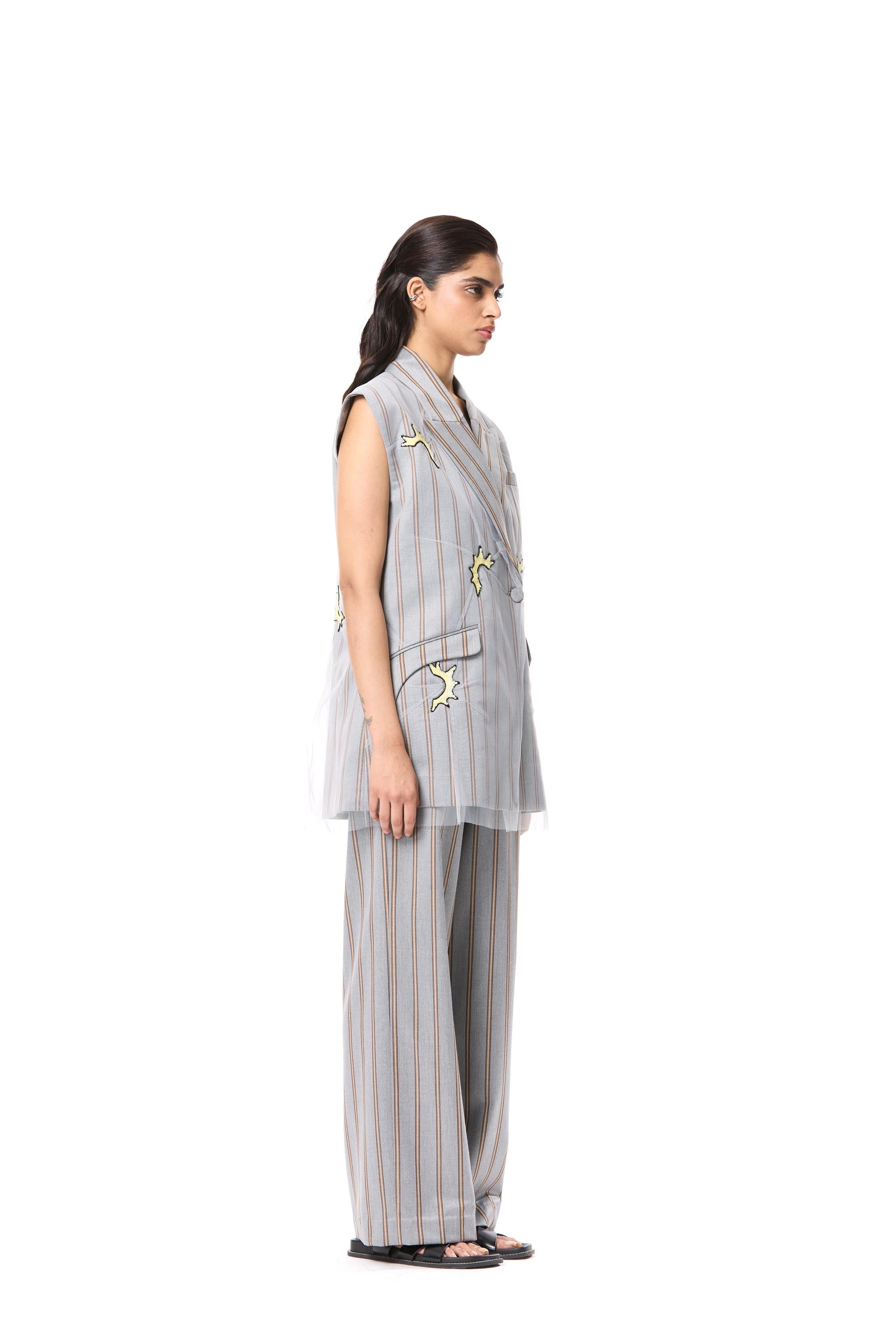 'GOLD RUSH' EMBELLISHED VEST - Kanika Goyal Label