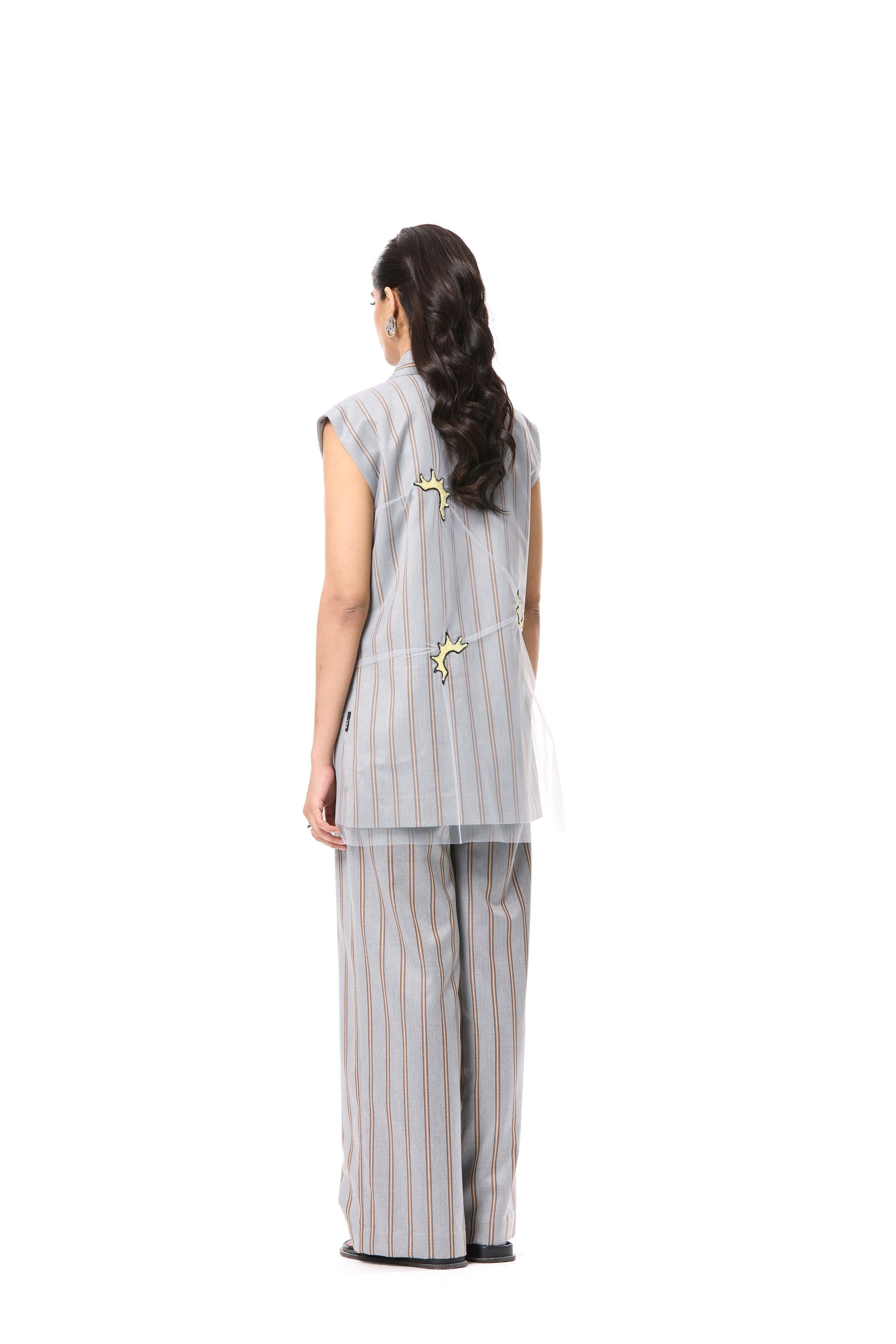 'GOLD RUSH' EMBELLISHED VEST - Kanika Goyal Label