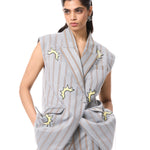 'GOLD RUSH' EMBELLISHED VEST - Kanika Goyal Label